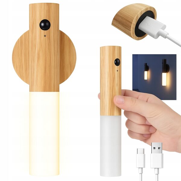 Lampka kinkiet LED na czujnik ruch, zmierzchu