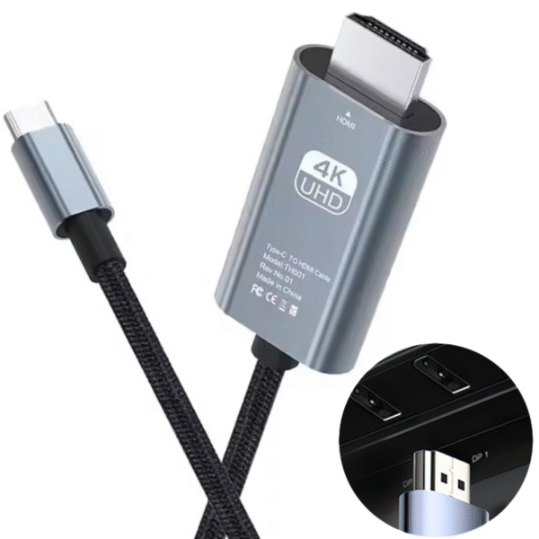 Kabel HDMI 4K UHD przejściówka USB-C - HDTV 2m 3.1