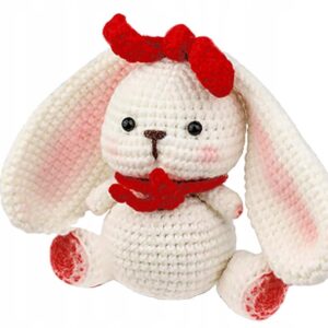 Zestaw do szydełkowania DIY króliczek