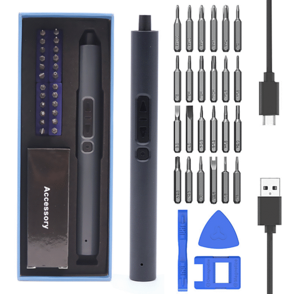 Profesjonalny zestaw elektrycznych wkrętaków 28w1