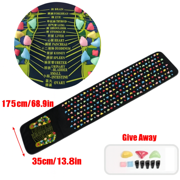 Mata do masażu stóp, ścieżka akupresura, zdrowe stopy