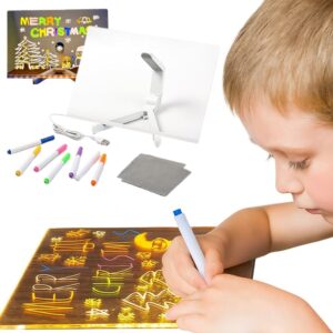 Podświetlana tablica LED do rysowania + gratis 7 pisaków