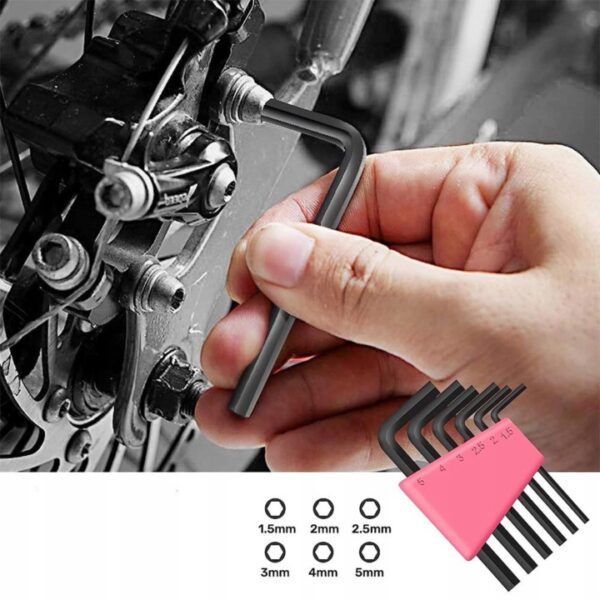 Zestaw narzędzi domowych, 6w1 PINK